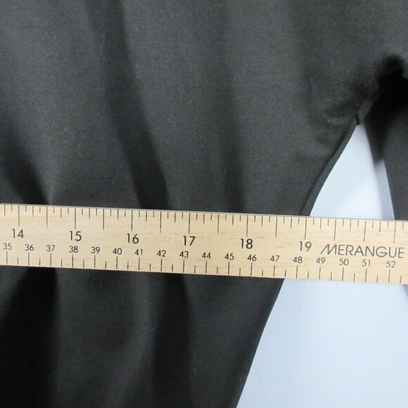 Club Monaco Cropped Bomber Jacket Women's XS Black Viscose Blend Zip Up 566 - Picture 8 of 11